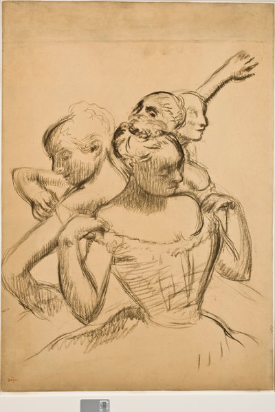 Group of Four Dancers by Edgar Degas